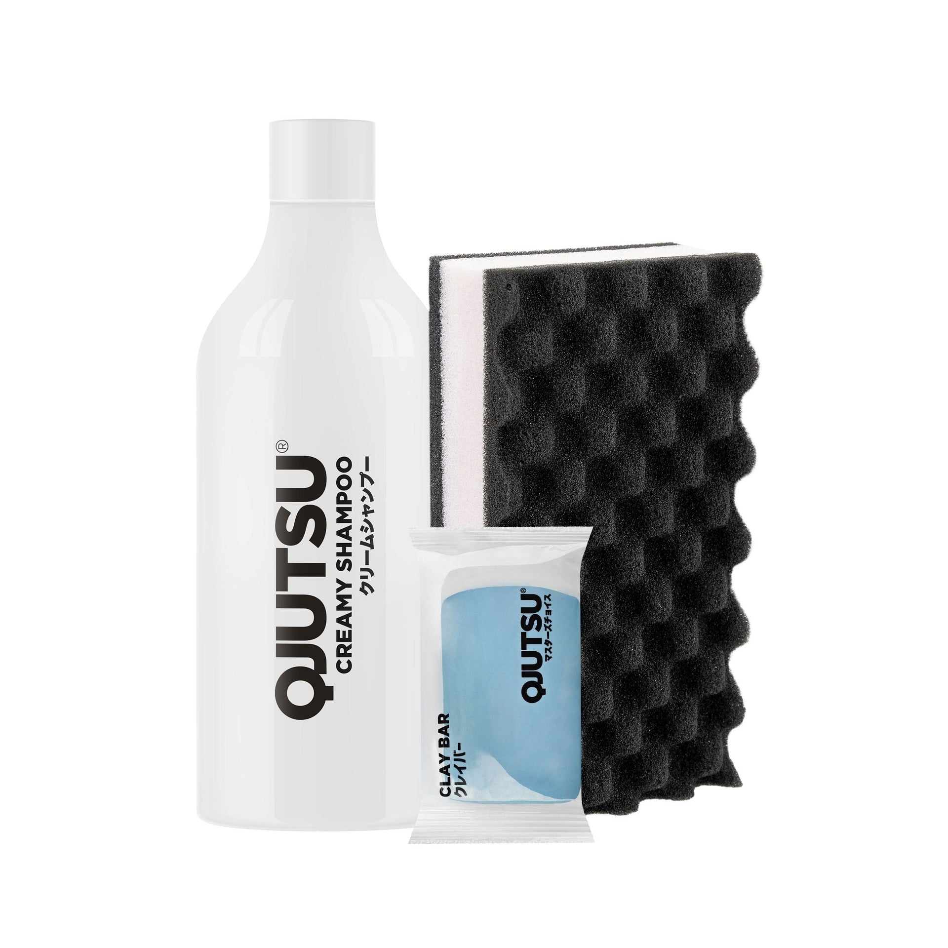 QJUTSU Car Care Set, podstawowy zestaw do mycia auta