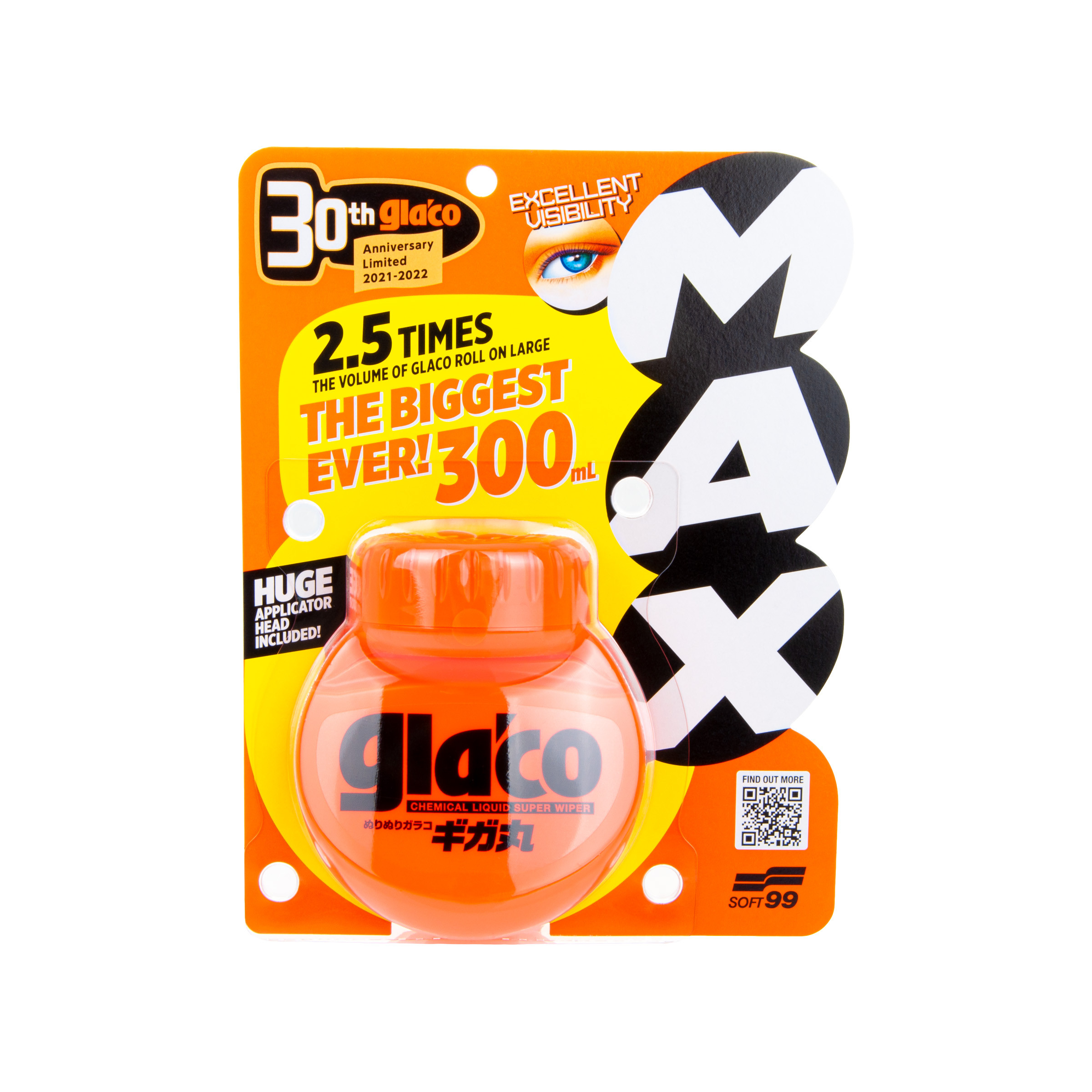Glaco Roll On MAX, liquid wiper, 300 ml - Soft99