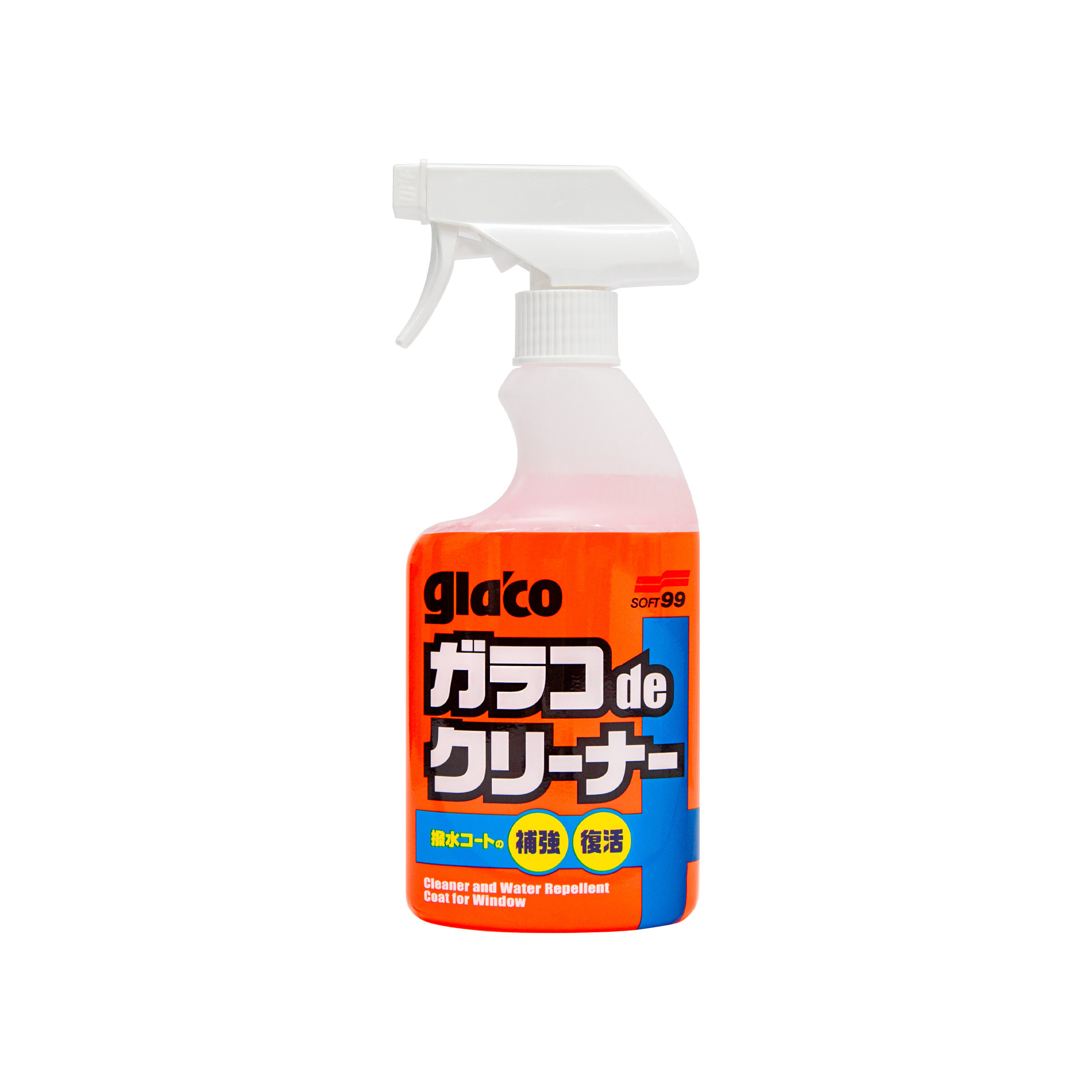 Glaco De Cleaner, glass cleaner and Glaco booster, 400 ml