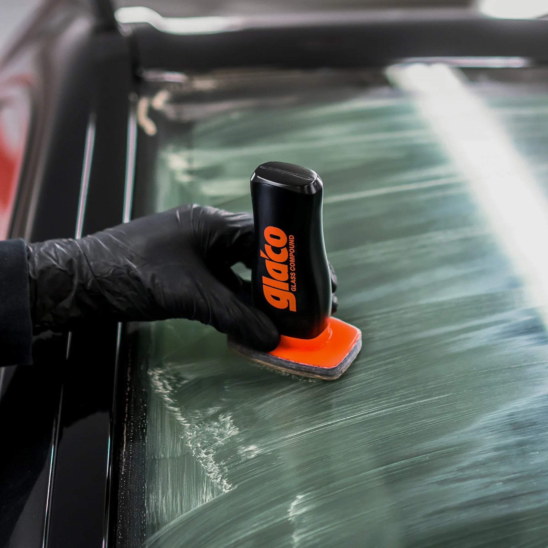 Zestaw Ultra Glaco + Glaco Glass Compound Roll On, doskonały środek czyszczący do szkła i długotrwała powłoka do szyb