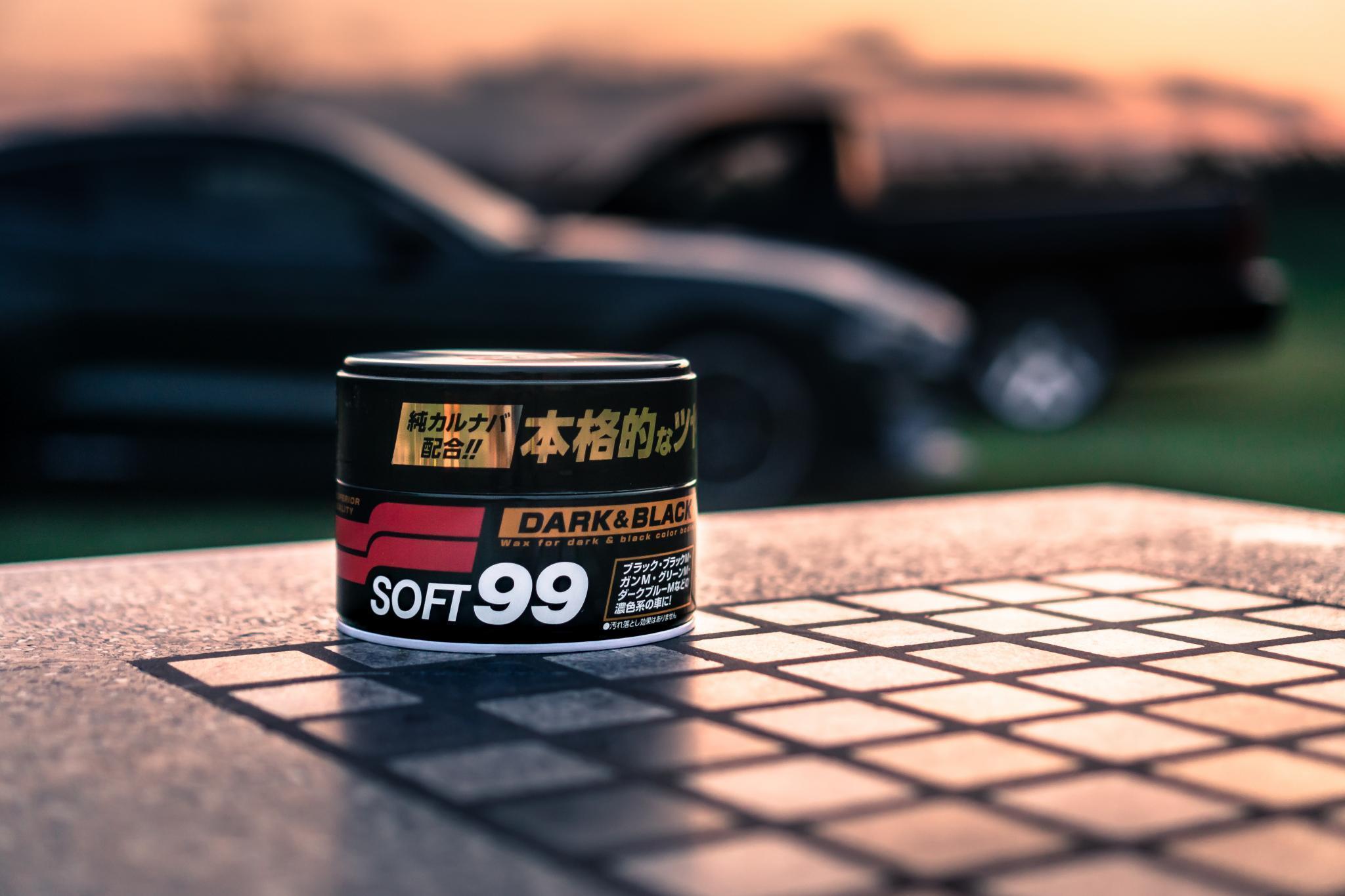 Dark & Black Soft99 Wax, hard car wax, 300 g 7