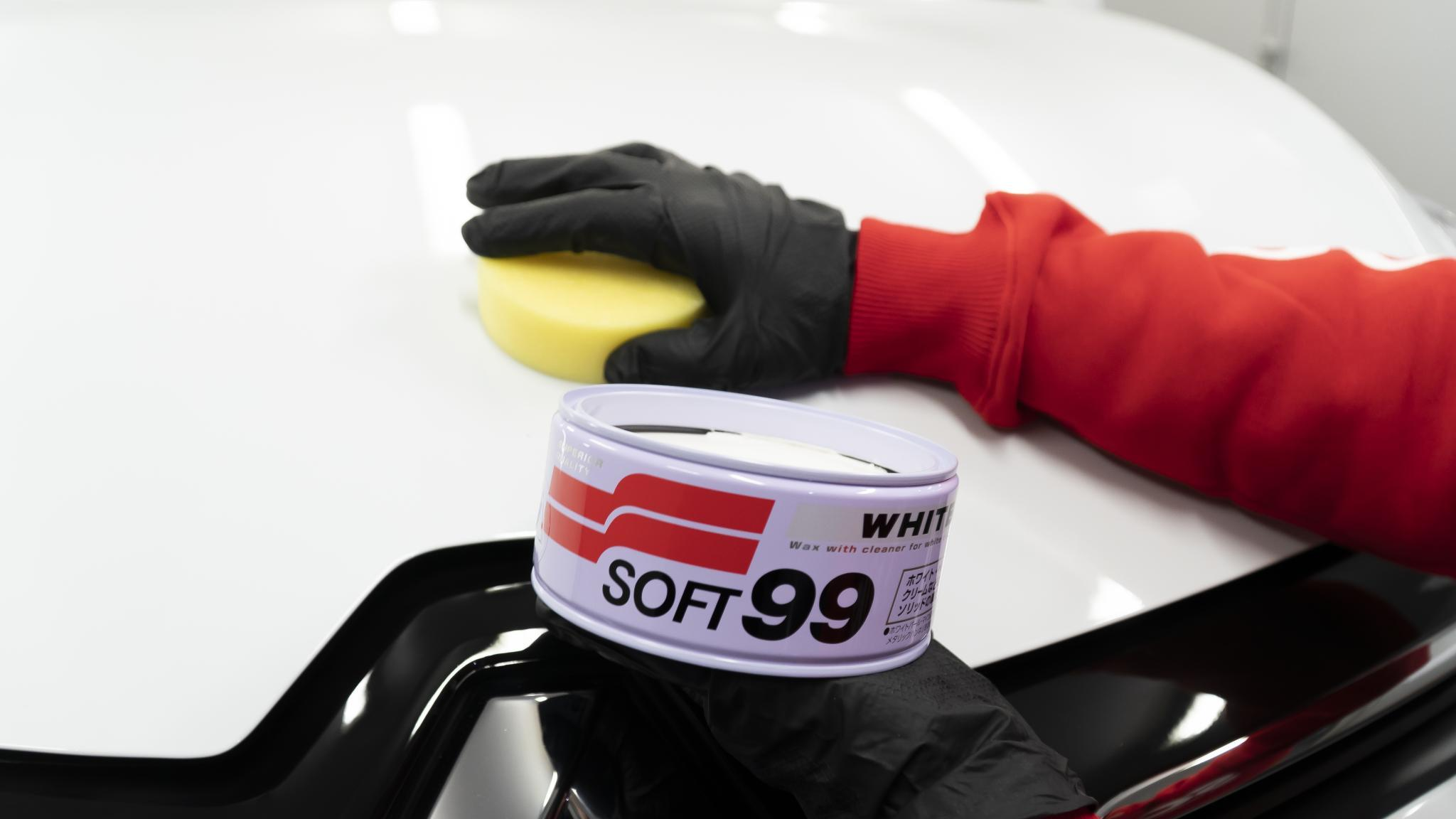 White Soft99 Wax, soft car wax, 350 g 5