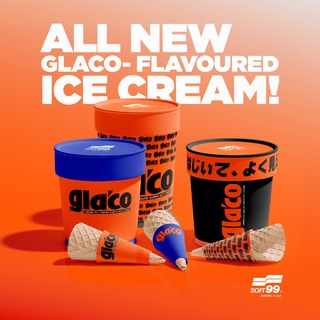 You can count on Glaco whenever it rains. ☔️
Now, you can count on it when it gets hot too! ☀️
Introducing the first on the market, car care ice cream flavors of Glaco Roll On Large (in a large bucket), Glaco DX and Ultra Glaco!
Perfect for cooling off – these ice creams simply repel the heat!
Coming soon to your favourite ice cream parlours and car care studios. 😎

#glaco #soft99 #japan #cars #aprilfools